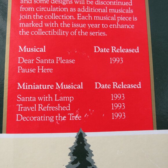 Christmas Vintage Coca-Cola Musical Collection Santa Decorating The Tree WORKS - Picture 14 of 15